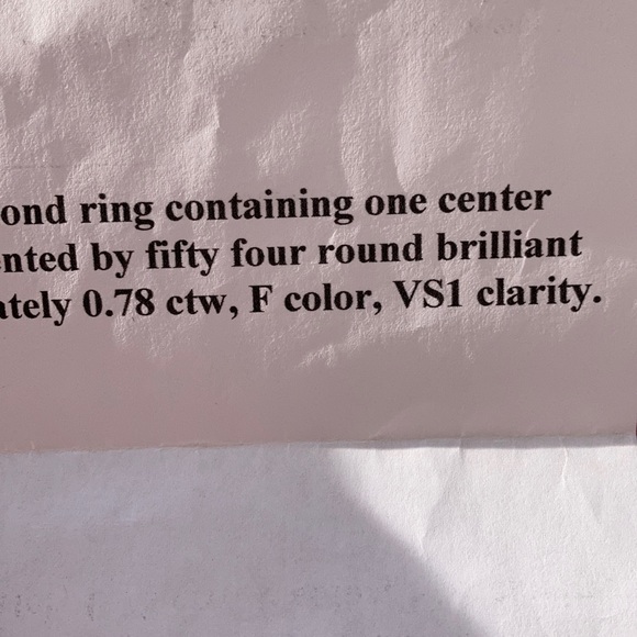 Custom CZ & Diamond Ring - Picture 10 of 10